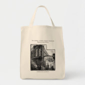 Williamsburg Brooklyn Bridge New York City Tote Bag (Voorkant)