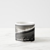 Williamsburg brug in New York City 's nachts Espresso Kop (Voorkant)