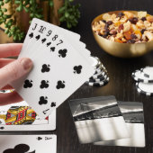 Williamsburg brug in New York City 's nachts Speelkaarten (Insitu)