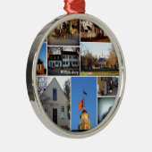 Williamsburg Collage Metalen Ornament (Rechts)