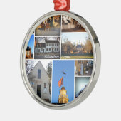 Williamsburg Collage Metalen Ornament (Links)