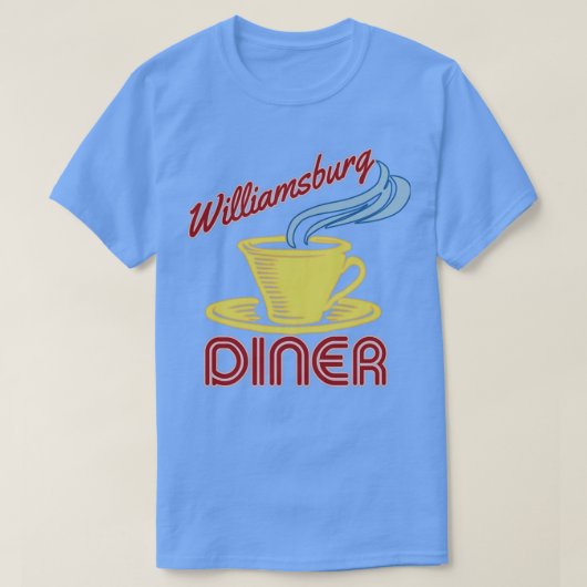 Williamsburg Diner van 2 Broke Girls T-shirt (Design voorkant)