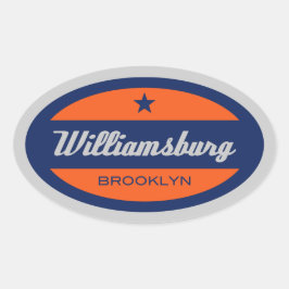 Williamsburg Ovale Sticker