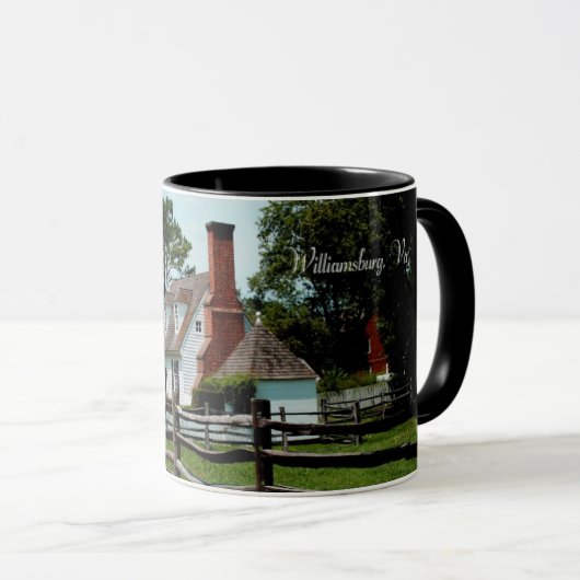 WILLIAMSBURG, VA COFFEE MOK (Voorkant rechts)