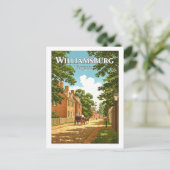  Williamsburg Virginia Briefkaart (Staand voorkant)