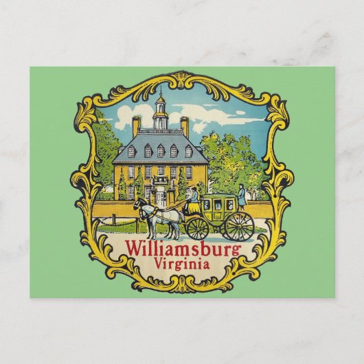 Williamsburg Virginia - Briefkaart (Voorkant)