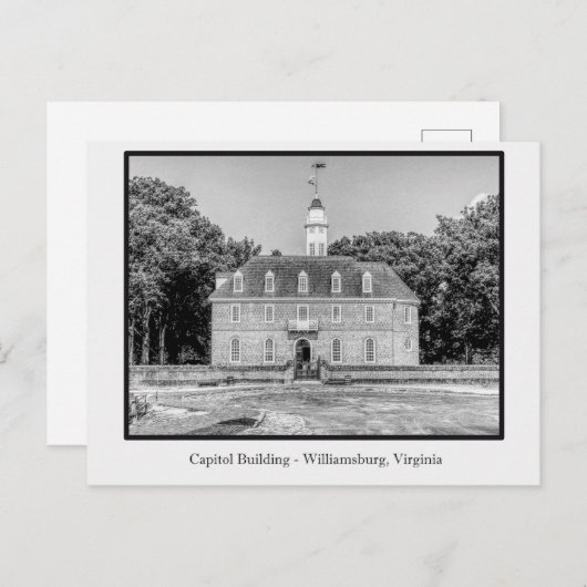 Williamsburg, Virginia Briefkaart (Voorkant / Achterkant)