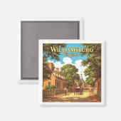  Williamsburg Virginia Magneet (Voorkant / Achterkant)