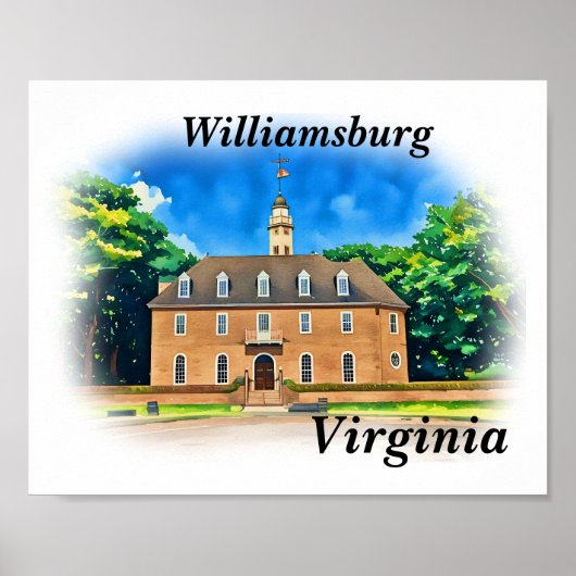 Williamsburg, Virginia Poster (Voorkant)