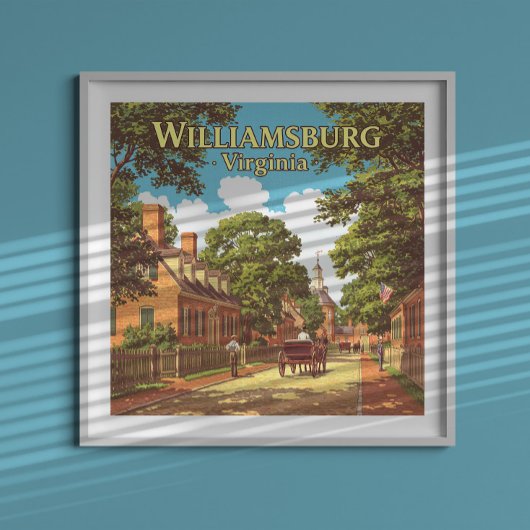  Williamsburg Virginia Poster