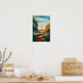 Williamsburg Virginia Reis Kunst Vintage Poster (Keuken)