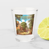 Williamsburg Virginia Shot Glas (Voorkant)