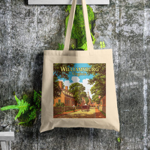 Williamsburg Virginia Tote Bag