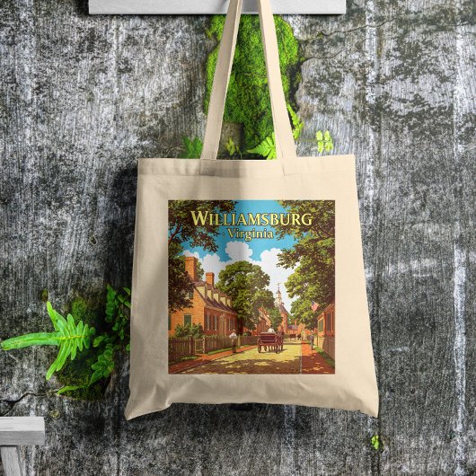 Williamsburg Virginia Tote Bag