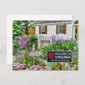 Williamsburg - Welkom in Virginia Briefkaart (Voorkant / Achterkant)