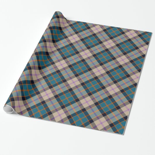 Williamson Acient Tartan Wrapping paper Cadeaupapier (Uitgerold)