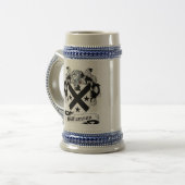 Williamson Coat of Arms Stein - Family Crest Bierpul (Voorkant links)