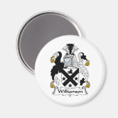 Williamson Family Crest Magneet (Voorkant / Achterkant)