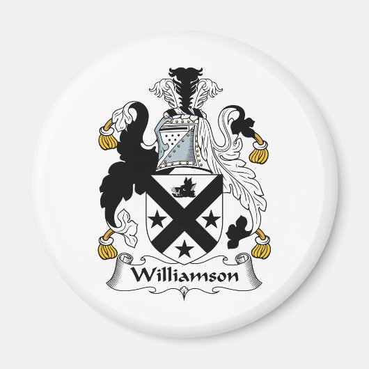Williamson Family Crest Magneet (Voorkant)