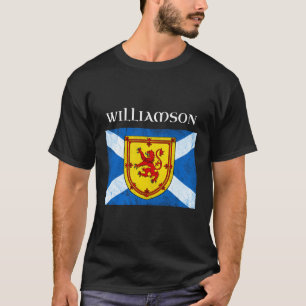 Williamson Schotse Clan Naam Gift Schotland Vlag F T-shirt