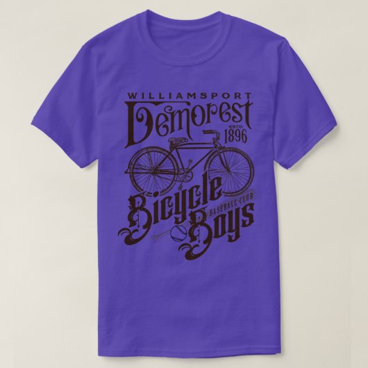 Williamsport Demorest Bicycle Boys T-shirt (Design voorkant)