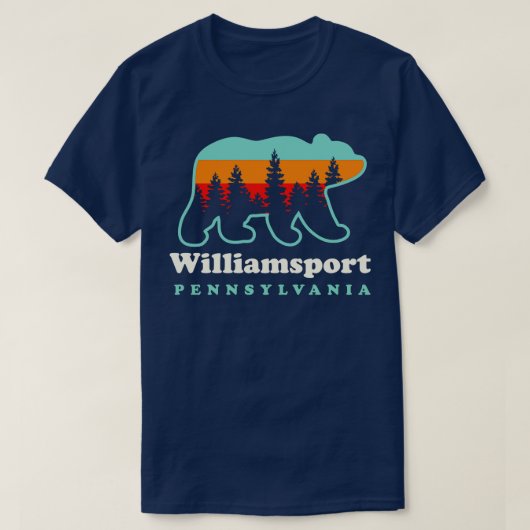 Williamsport Pennsylvania Wandelen Camping Beer T-shirt (Design voorkant)