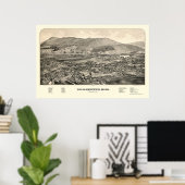 Williamstown, MA Panoramic Map - 1889 Poster (Thuiskantoor)
