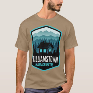 Williamstown Massachusetts Mountain Town Cabin T-shirt