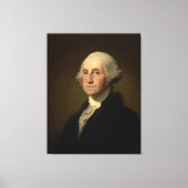 Williamstown Portret van George Washington Canvas Afdruk (Voorkant)