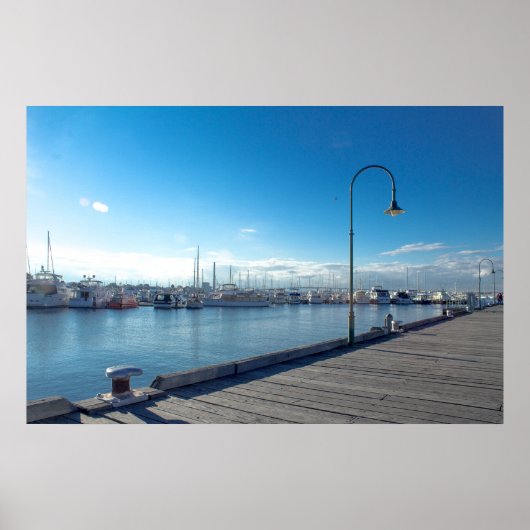 Williamstown wharf poster (Voorkant)