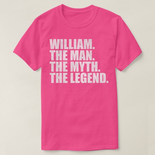 WilliamWilliam Naam William Voornaam T-shirt (Design voorkant)