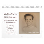 Willie B Boerderij 2011 Agenda Kalender (Hoes)
