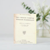 willie de bard briefkaart (Staand voorkant)