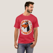 Willie de eend voor President T-shirt (Voorkant volledig)
