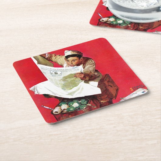 Willie Gillis op K.P. Kartonnen Onderzetters (Schuin)