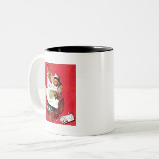 Willie Gillis op K.P. Tweekleurige Koffiemok (Voorkant links)