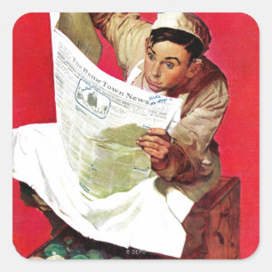 Willie Gillis op K.P. Vierkante Sticker