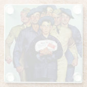 Willie Gillis' pakket van Thuis Glazen Onderzetter (Achterkant)