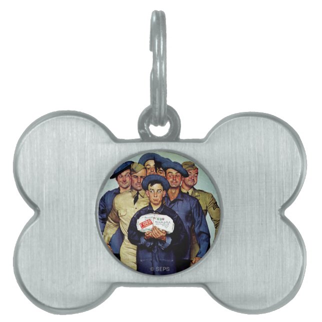 Willie Gillis' pakket van Thuis Huisdieren Naamplaatje (voorkant)