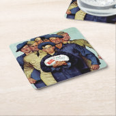 Willie Gillis' pakket van Thuis Kartonnen Onderzetters (Schuin)