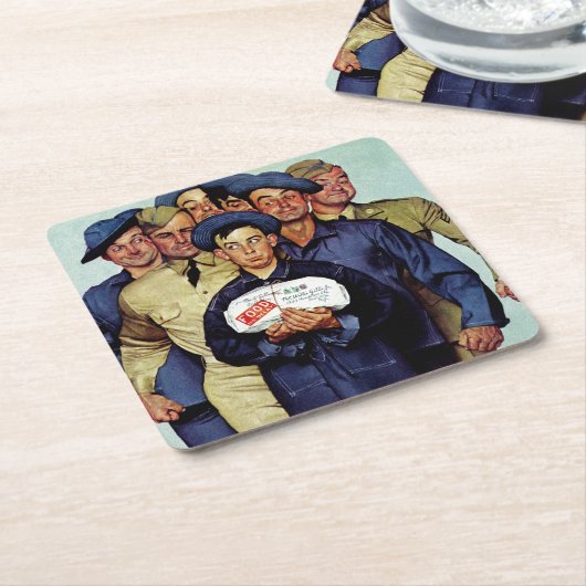 Willie Gillis' pakket van Thuis Kartonnen Onderzetters (Schuin)