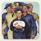 Willie Gillis' pakket van Thuis Kartonnen Onderzetters (Voorkant)