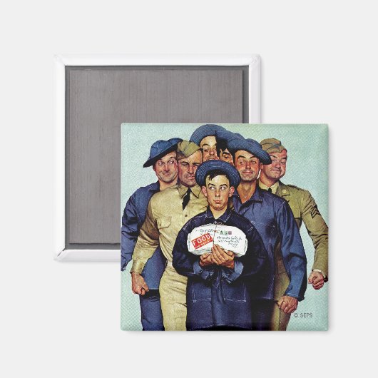 Willie Gillis' pakket van Thuis Magneet (Voorkant / Achterkant)