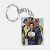 Willie Gillis' pakket van Thuis Sleutelhanger (Voorkant Links)