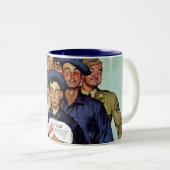 Willie Gillis' pakket van Thuis Tweekleurige Koffiemok (Voorkant rechts)