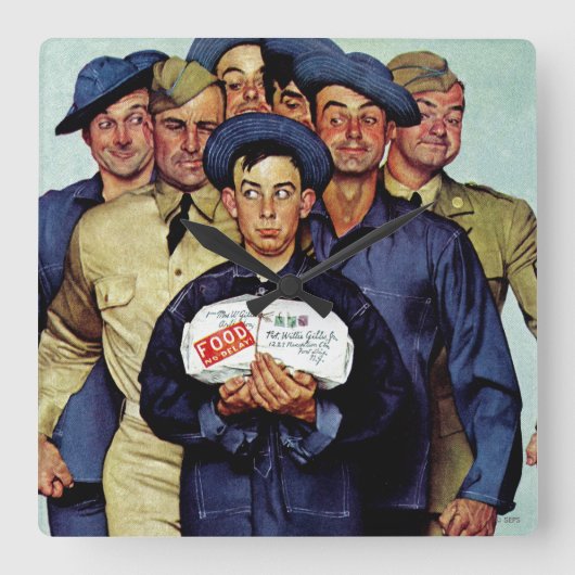 Willie Gillis' pakket van Thuis Vierkante Klok (Voorkant)