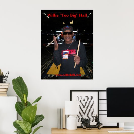 Willie Hall Poster (Thuiskantoor)
