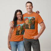 willie nelson n snoop dog retro t-shirt (Unisex)