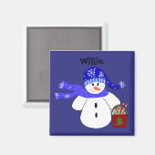 Willie - Plaathouder Magneet (Voorkant / Achterkant)