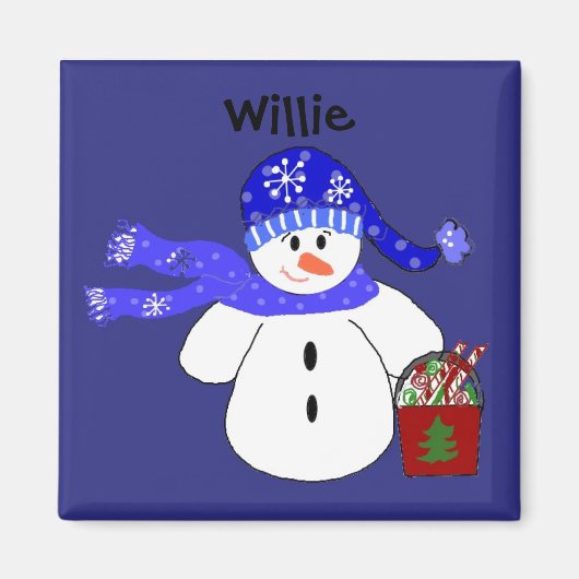 Willie - Plaathouder Magneet (Voorkant)